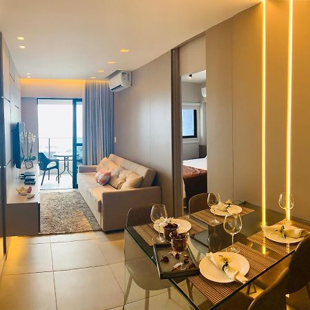Luxo 1406 - Quarto E Sala Com Varanda Frente Mar Ponta Verde Maceió 外观 照片