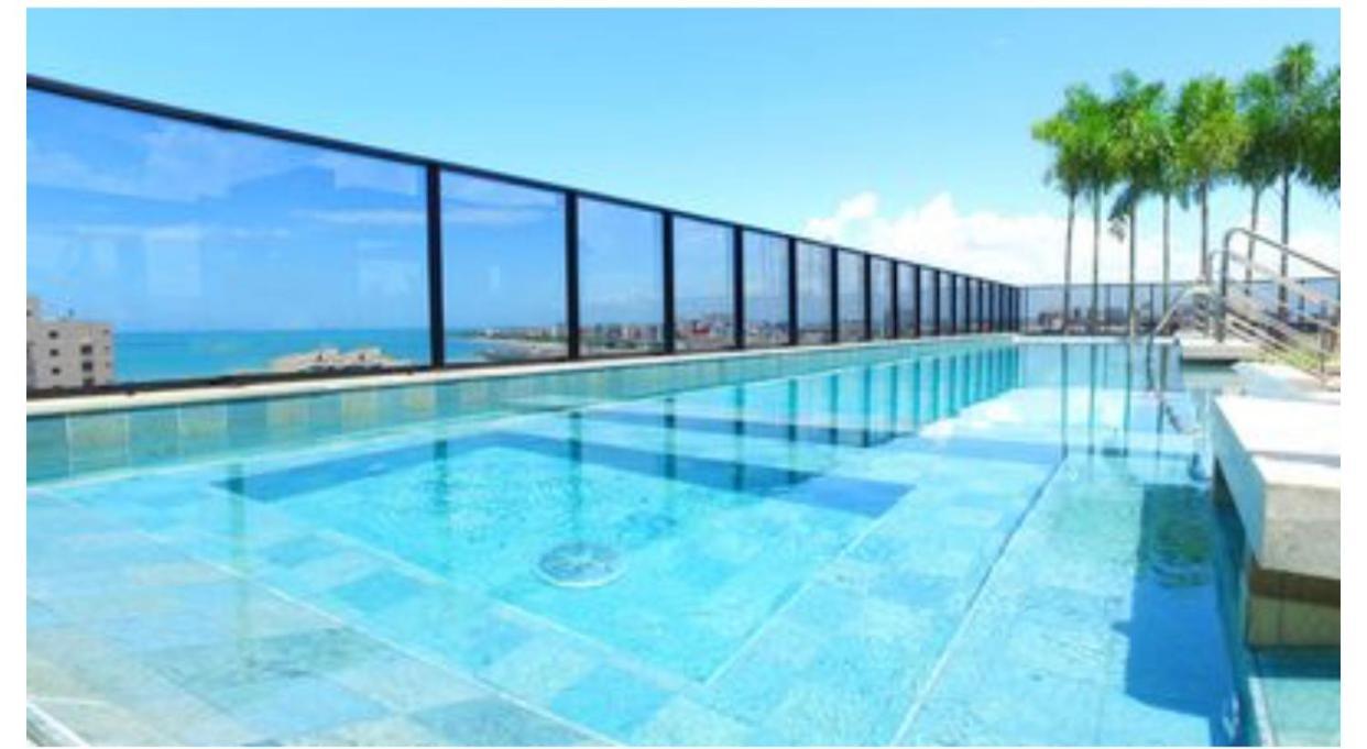 Luxo 1406 - Quarto E Sala Com Varanda Frente Mar Ponta Verde Maceió 外观 照片
