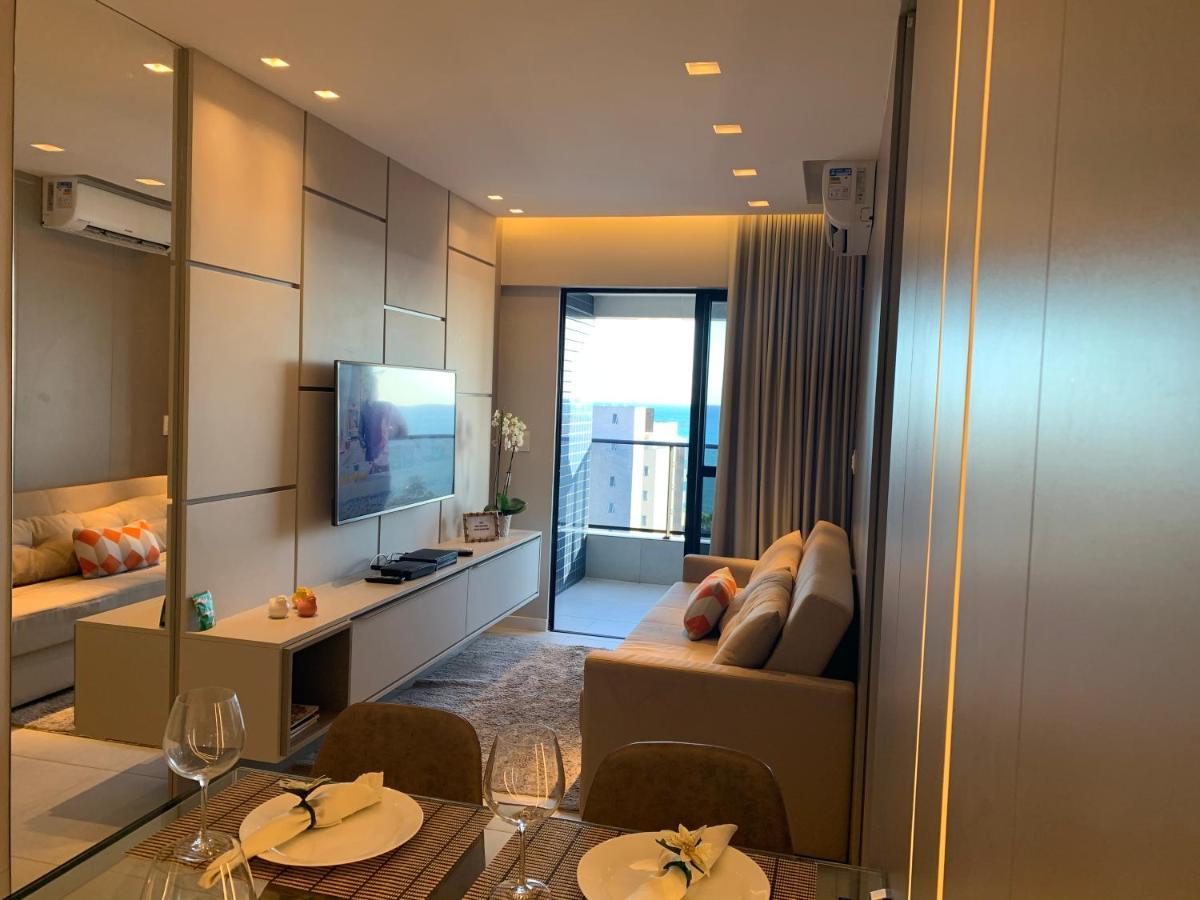 Luxo 1406 - Quarto E Sala Com Varanda Frente Mar Ponta Verde Maceió 外观 照片