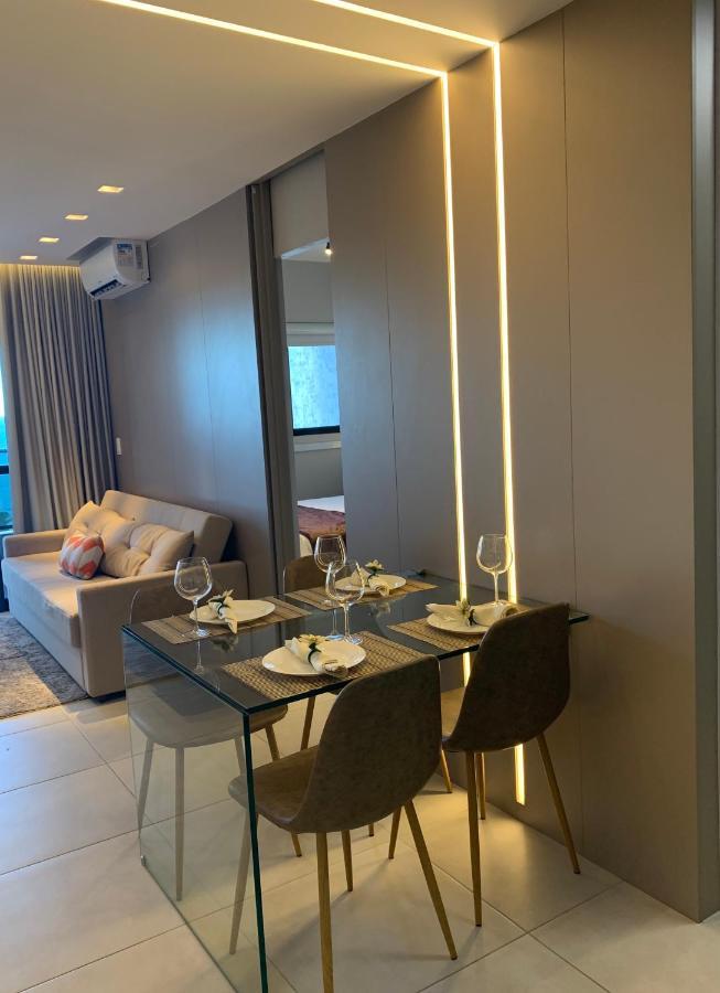 Luxo 1406 - Quarto E Sala Com Varanda Frente Mar Ponta Verde Maceió 外观 照片
