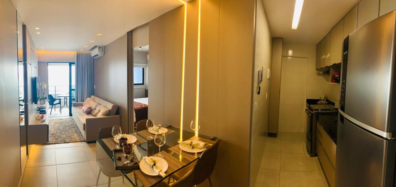 Luxo 1406 - Quarto E Sala Com Varanda Frente Mar Ponta Verde Maceió 外观 照片