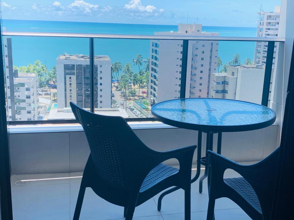 Luxo 1406 - Quarto E Sala Com Varanda Frente Mar Ponta Verde Maceió 外观 照片